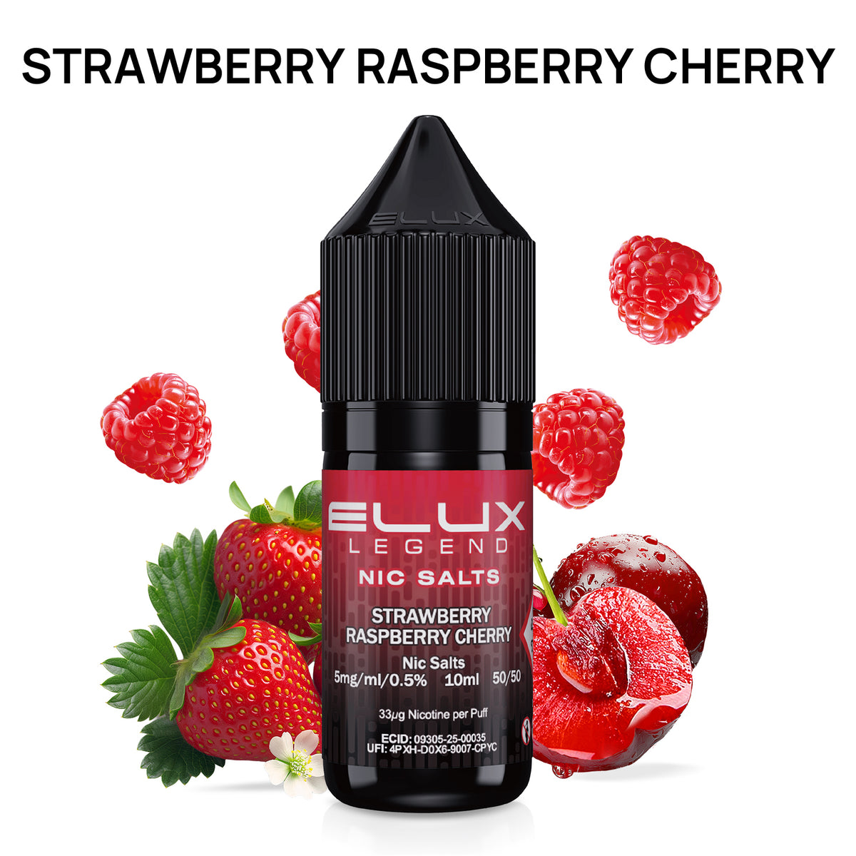 ELUX Strawberry Raspberry Cherry Nic Salt