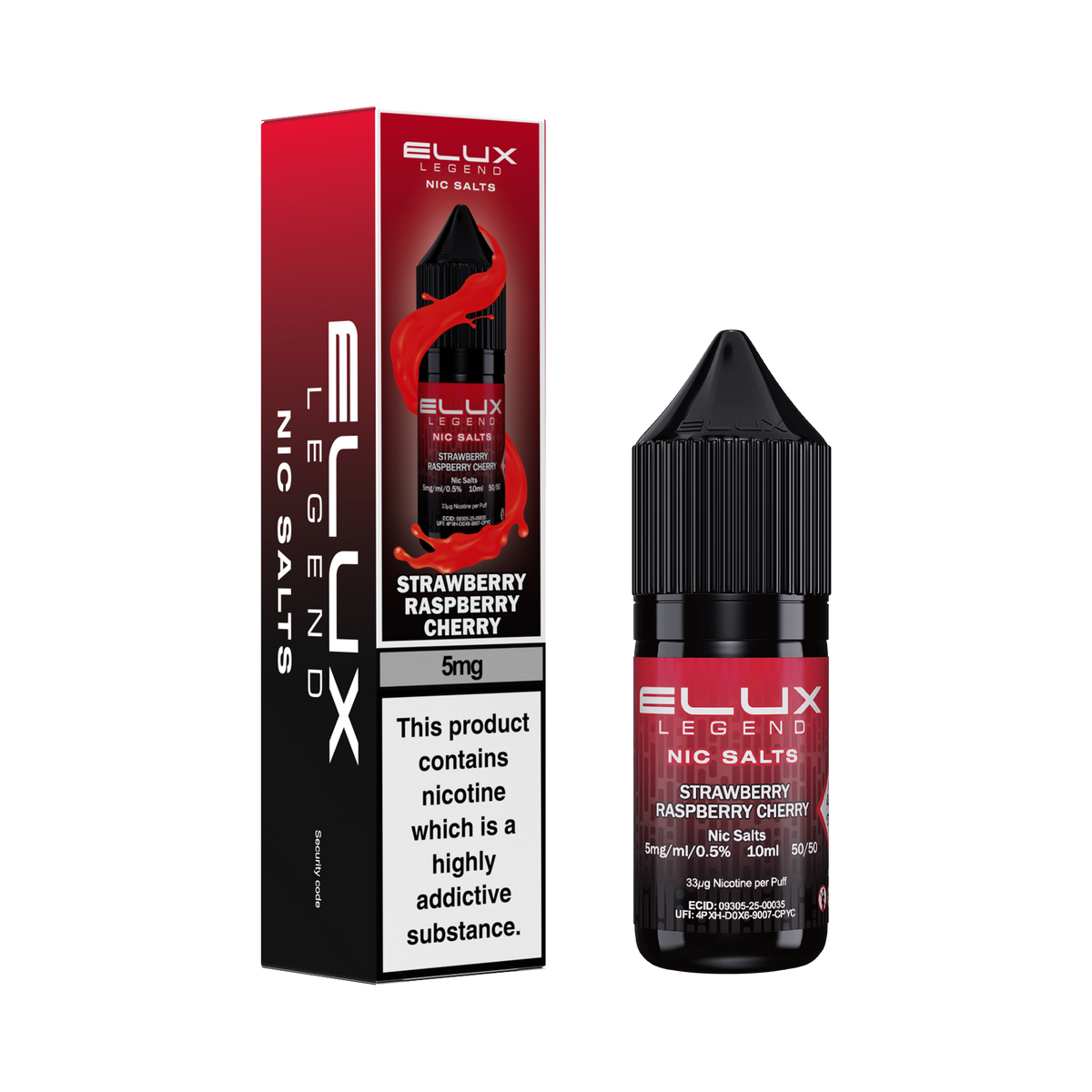 ELUX Strawberry Raspberry Cherry Nic Salt