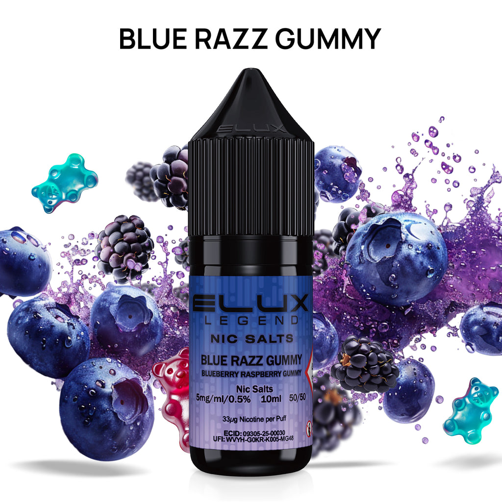 ELUX Blue razz gummy Nic Salt