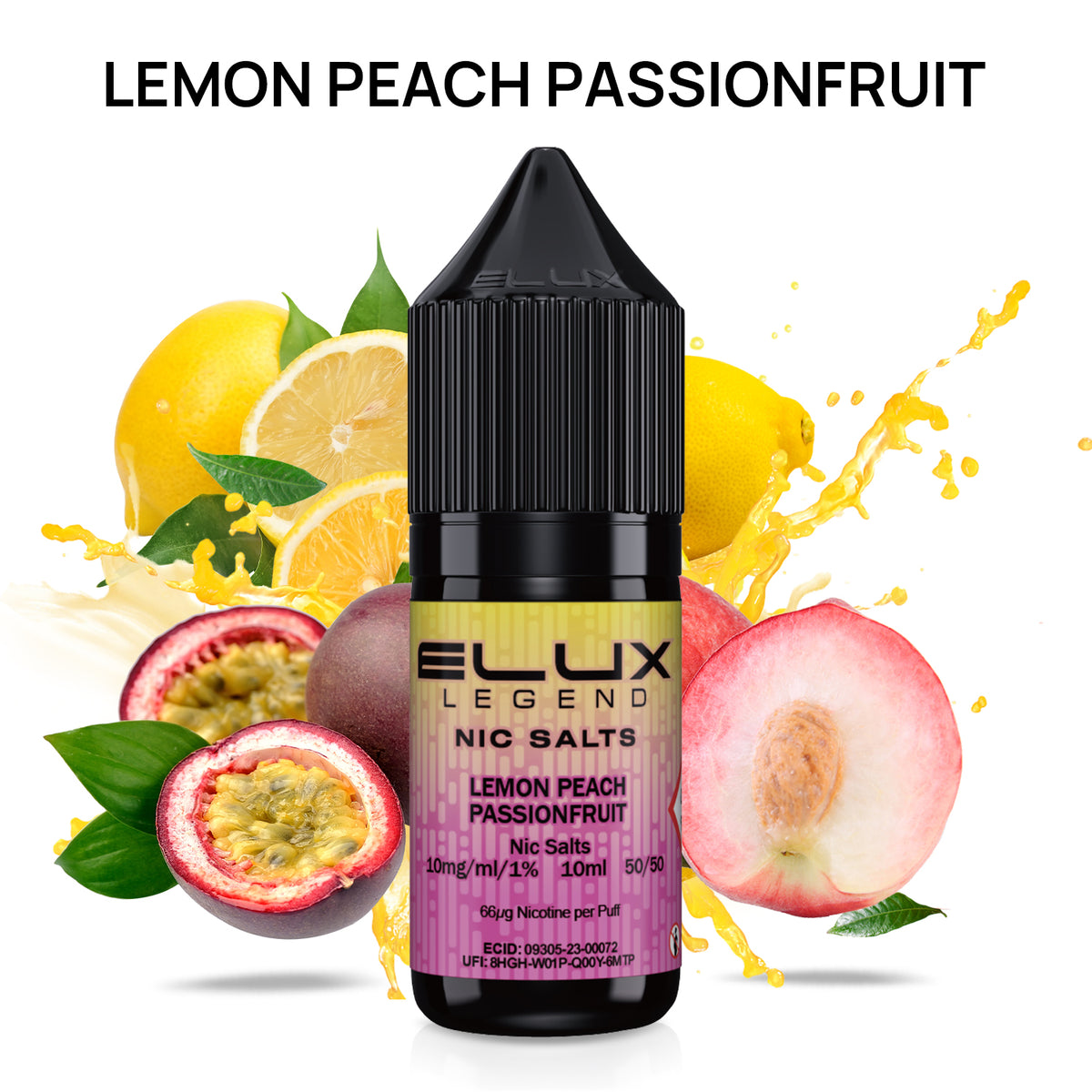 ELUX Lemon Peach Passionfruit Nic Salt