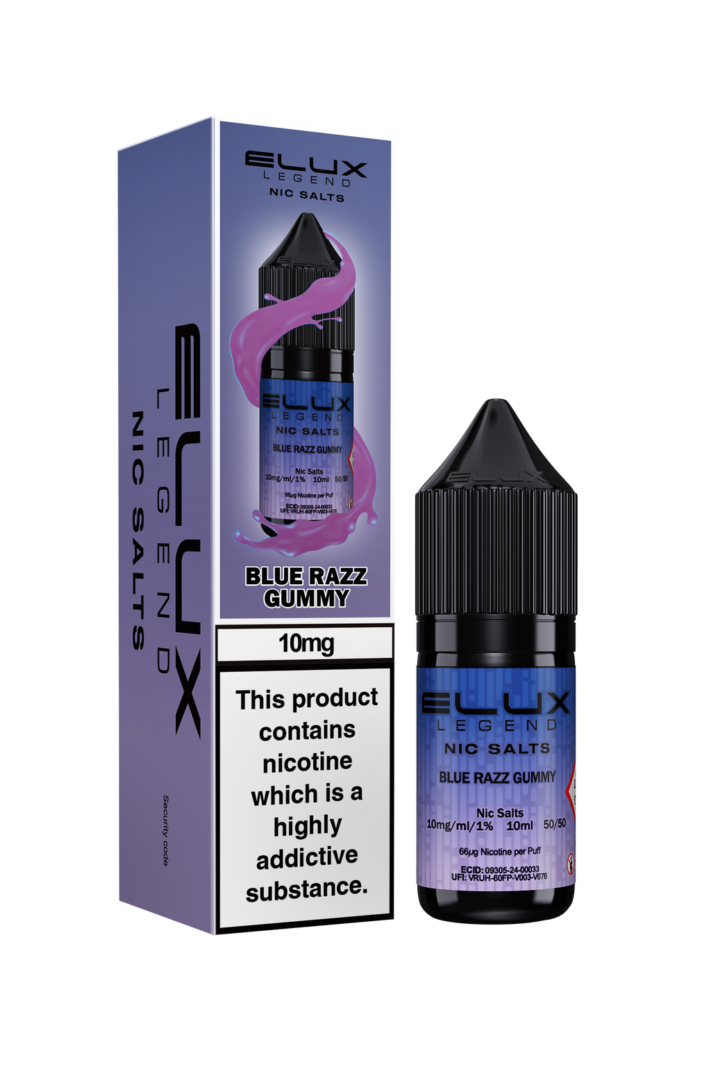 ELUX Blue razz gummy Nic Salt