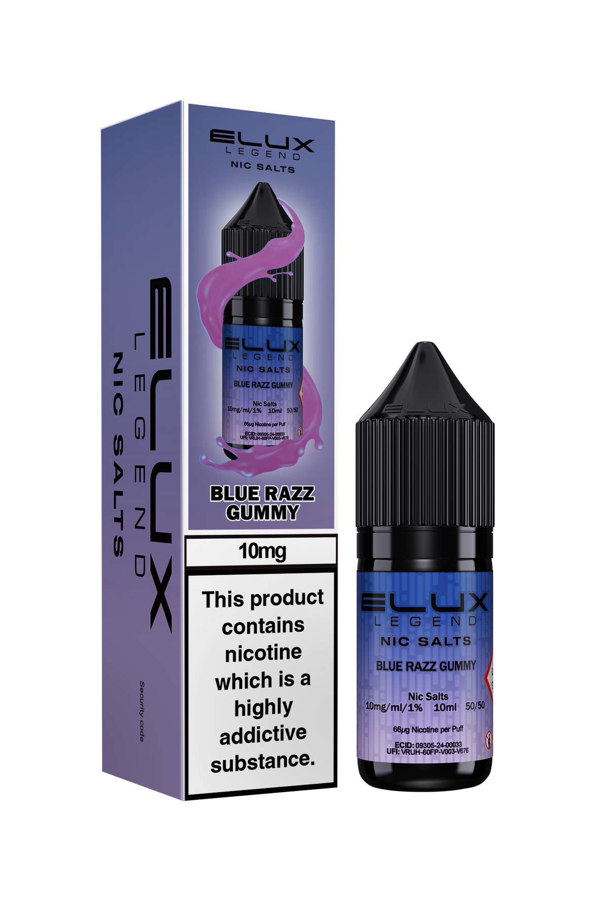 ELUX Blue razz gummy Nic Salt