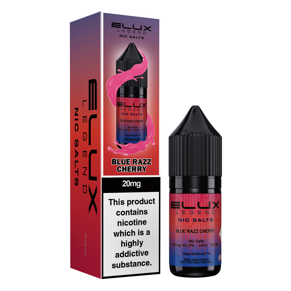 ELUX Bluerazz cherry Nic Salt