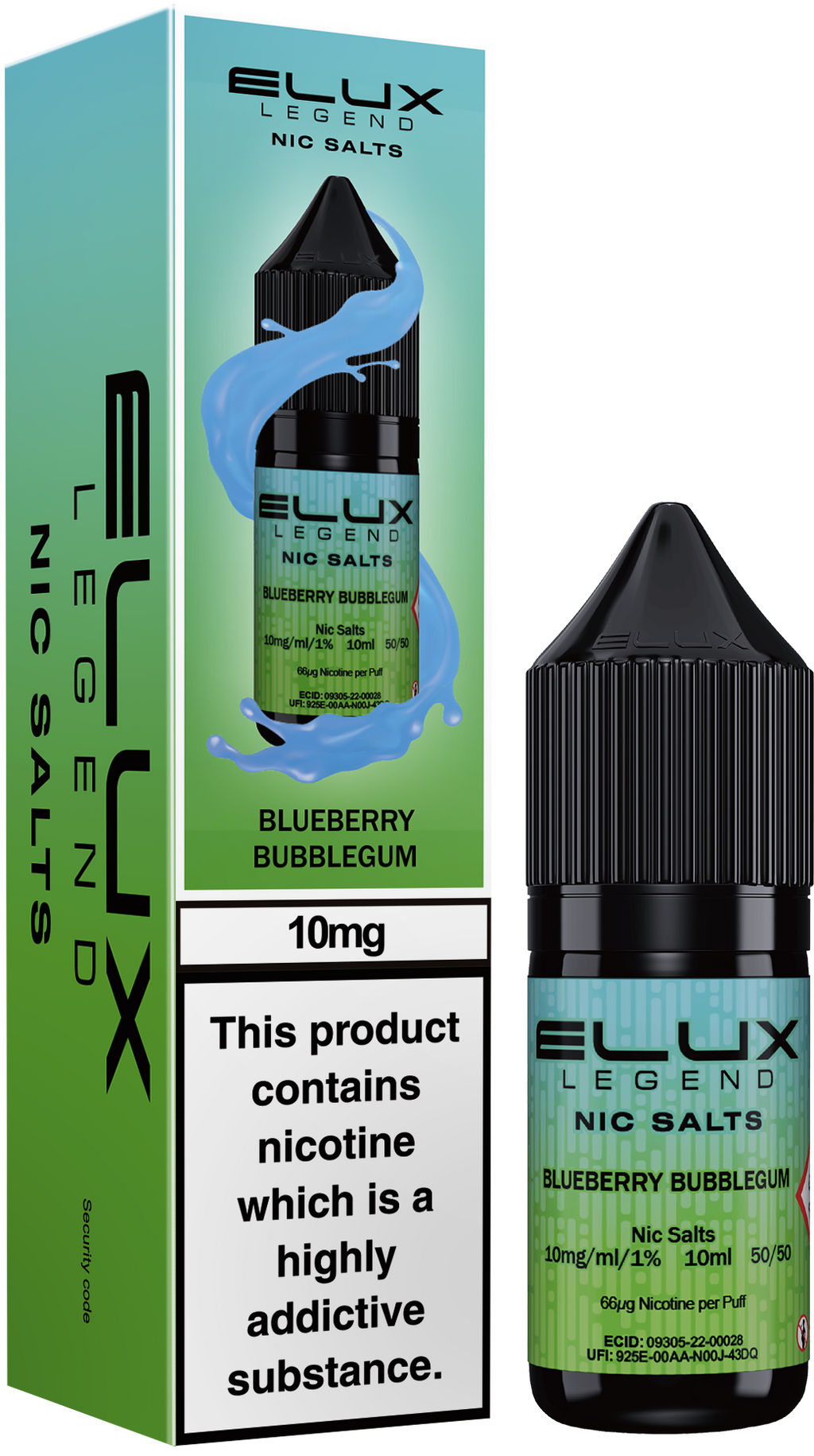 ELUX Blueberry Bubblegum Nic Salt