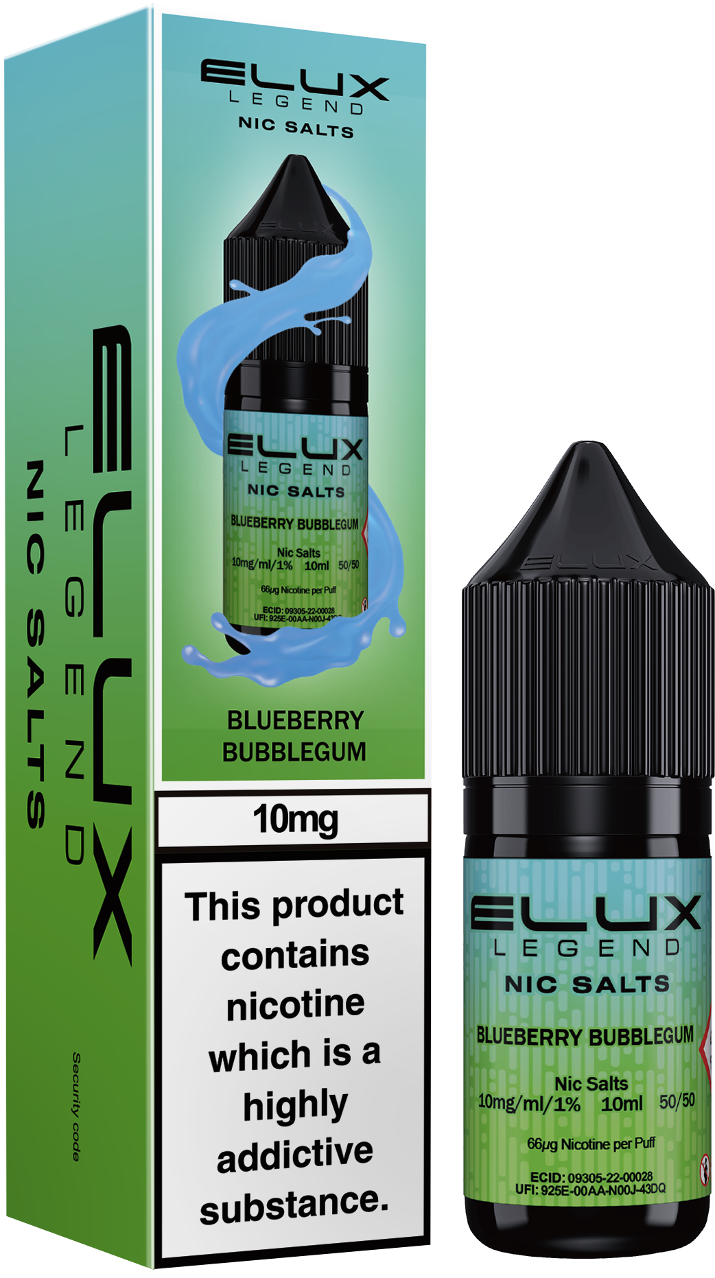 ELUX Blueberry Bubblegum Nic Salt