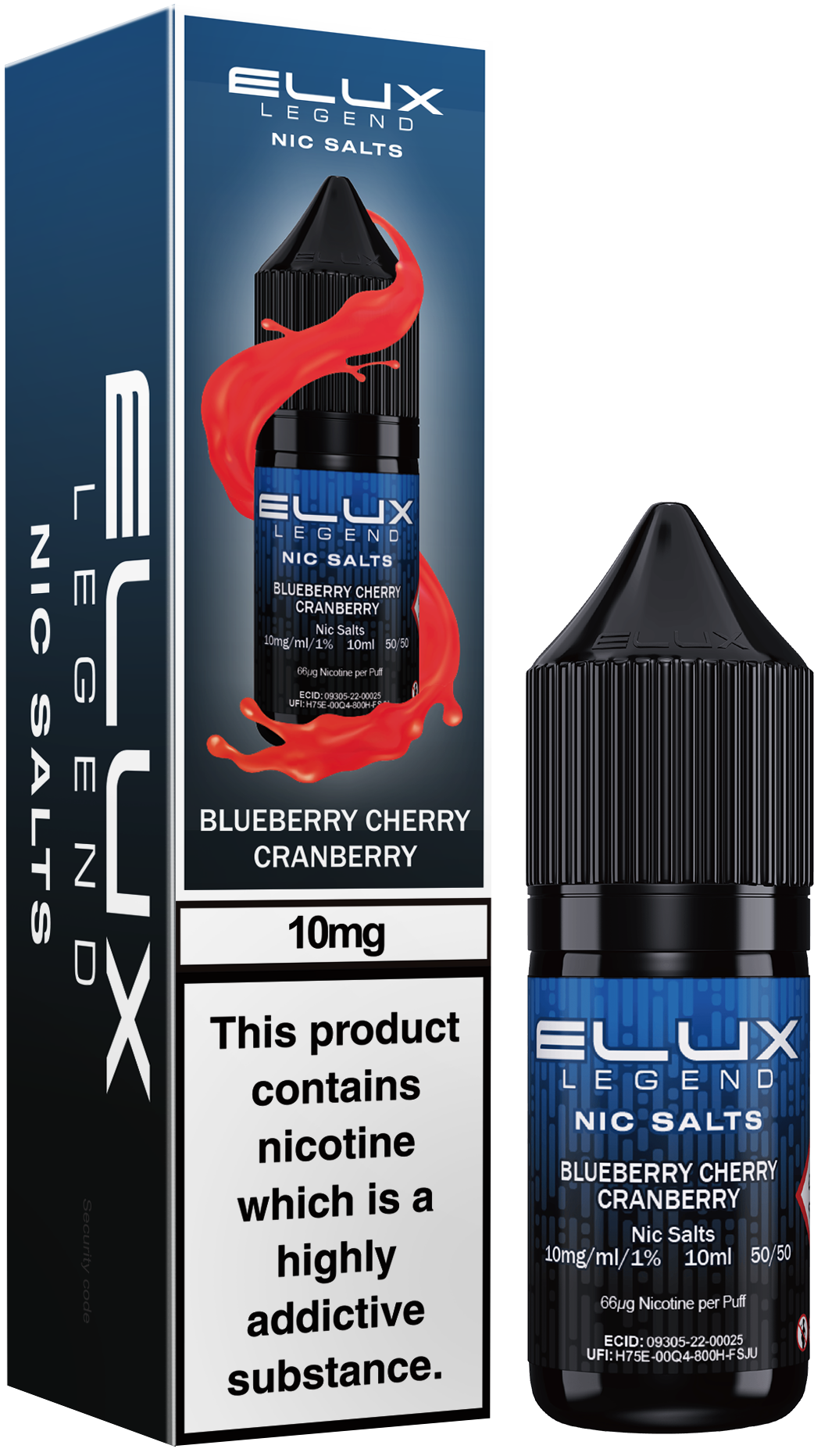 ELUX Blueberry Cherry Cranberry Nic Salt