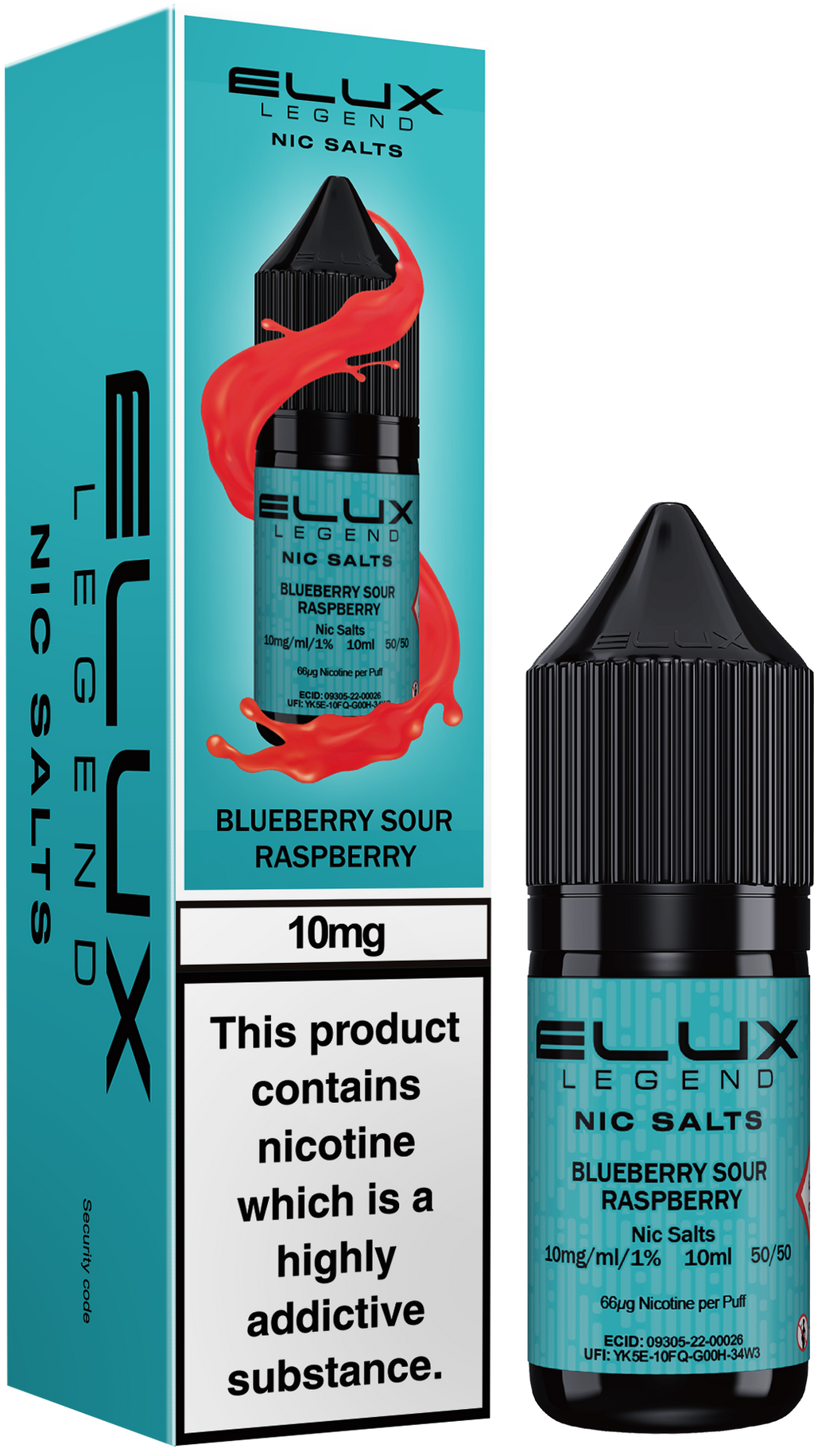 ELUX Blueberry sour raspberry Nic Salt