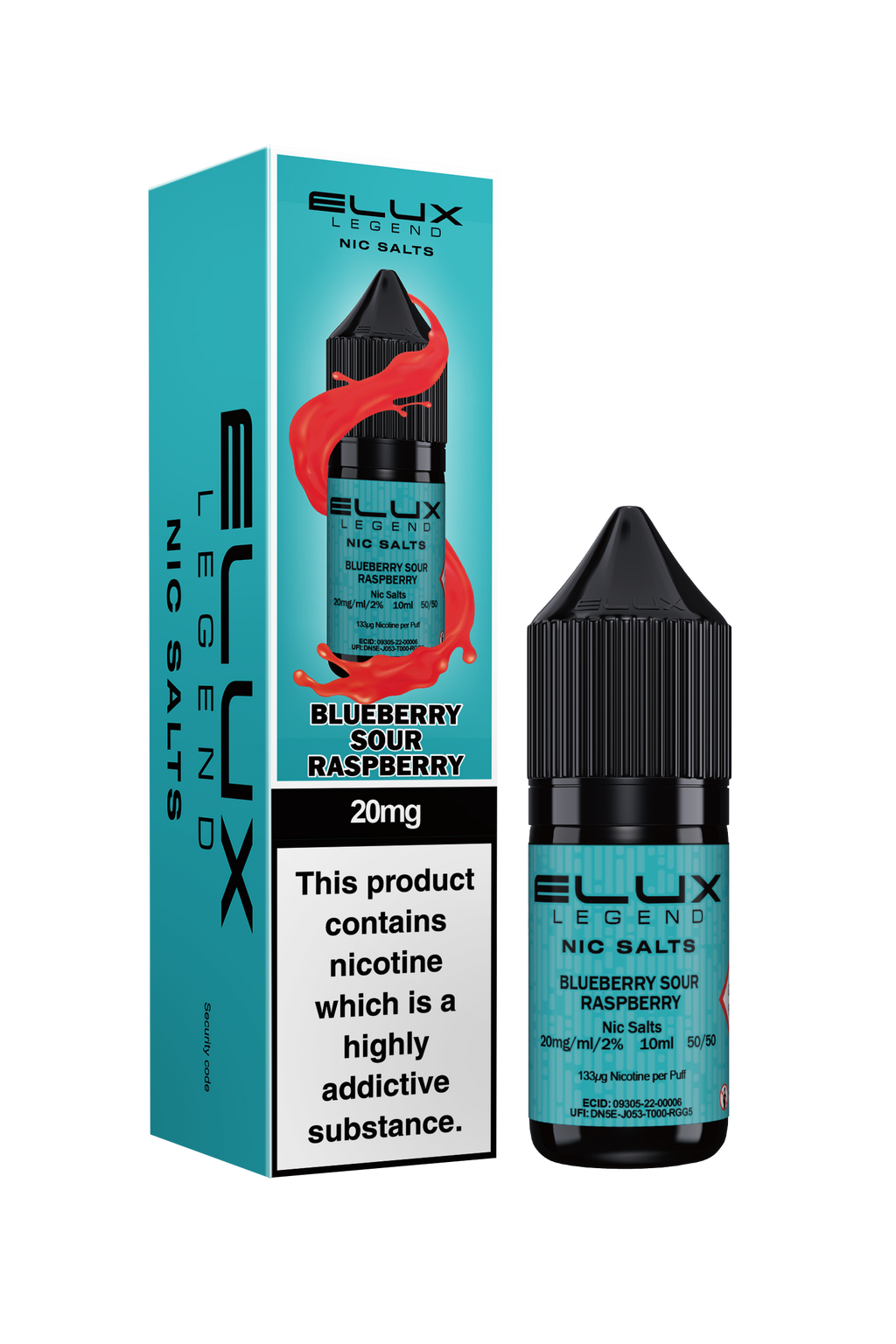 ELUX Blueberry sour raspberry Nic Salt
