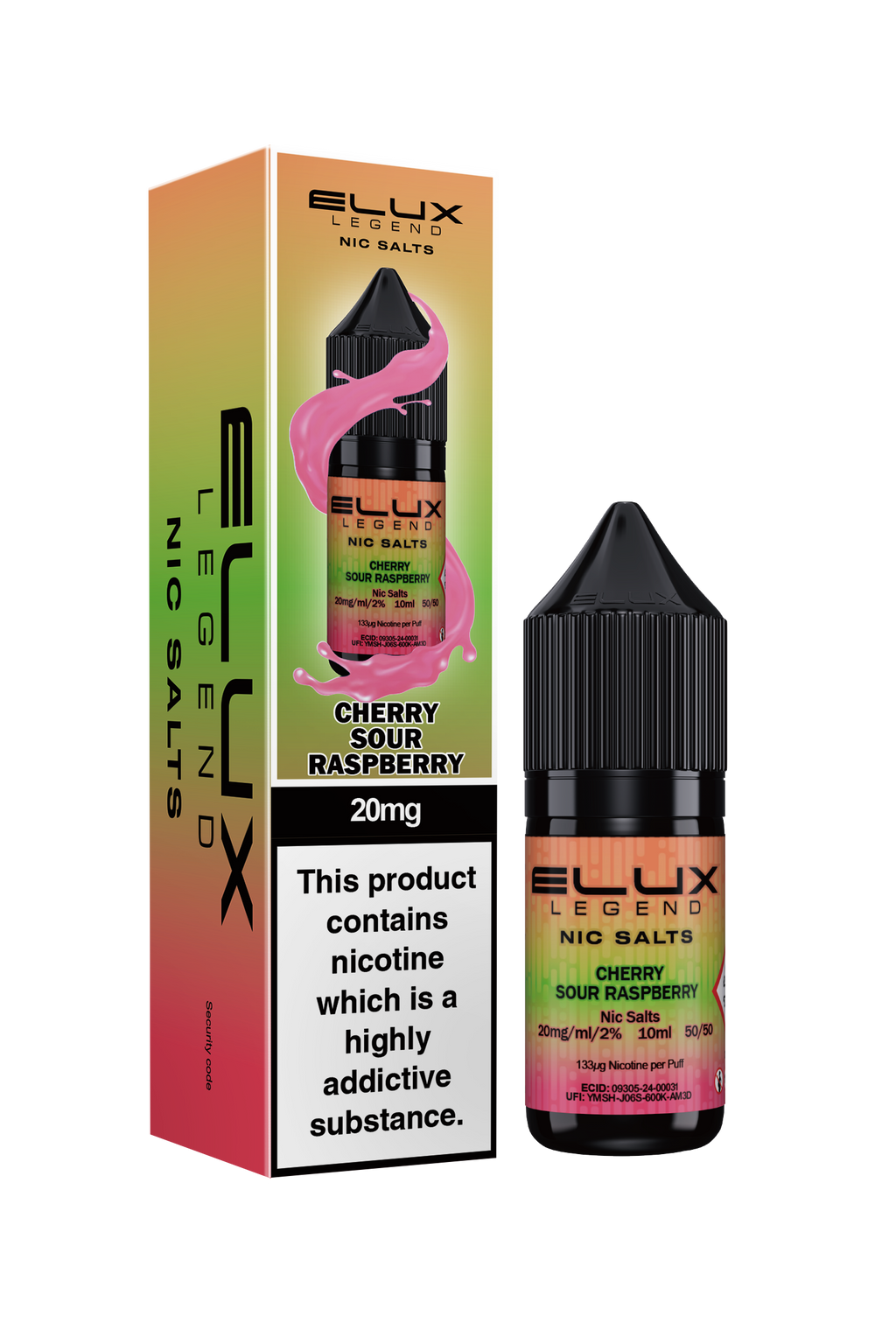 ELUX Cherry Sour Raspberry Nic Salt