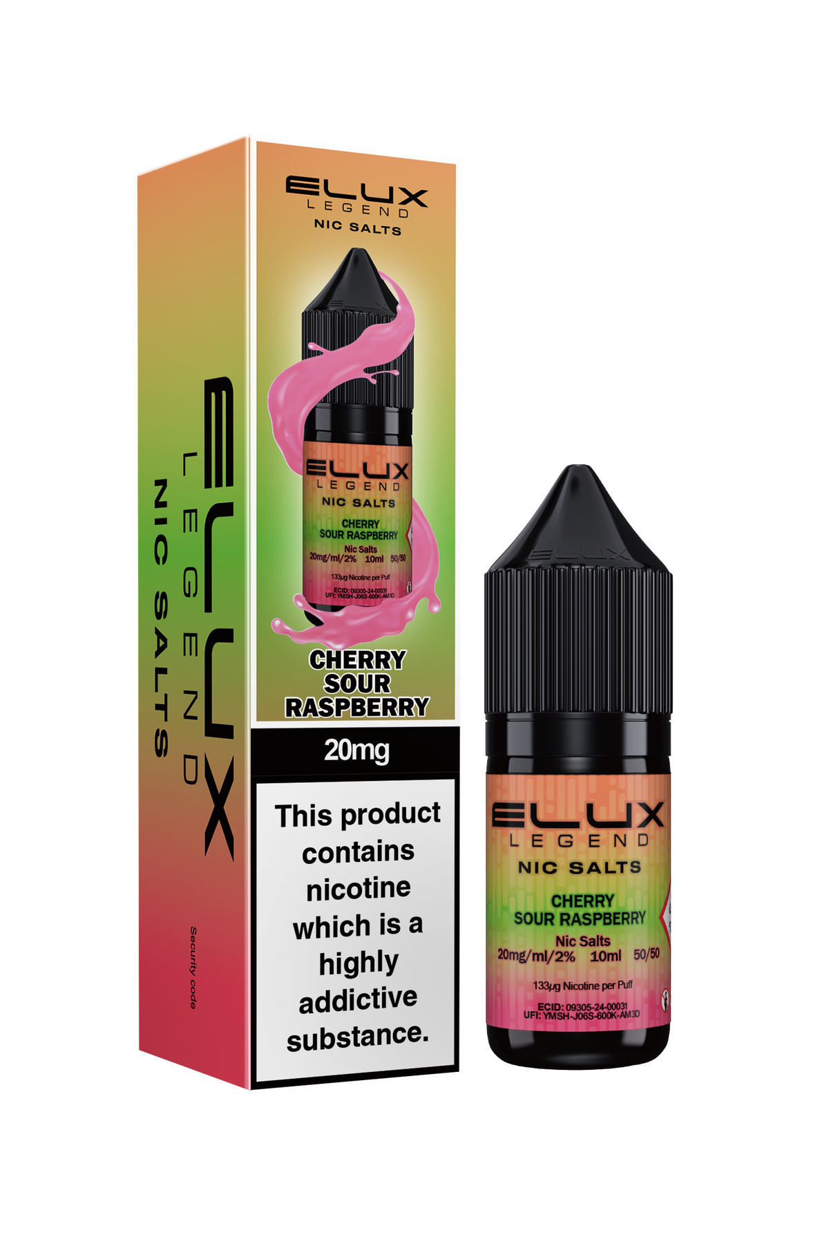 ELUX Cherry Sour Raspberry Nic Salt