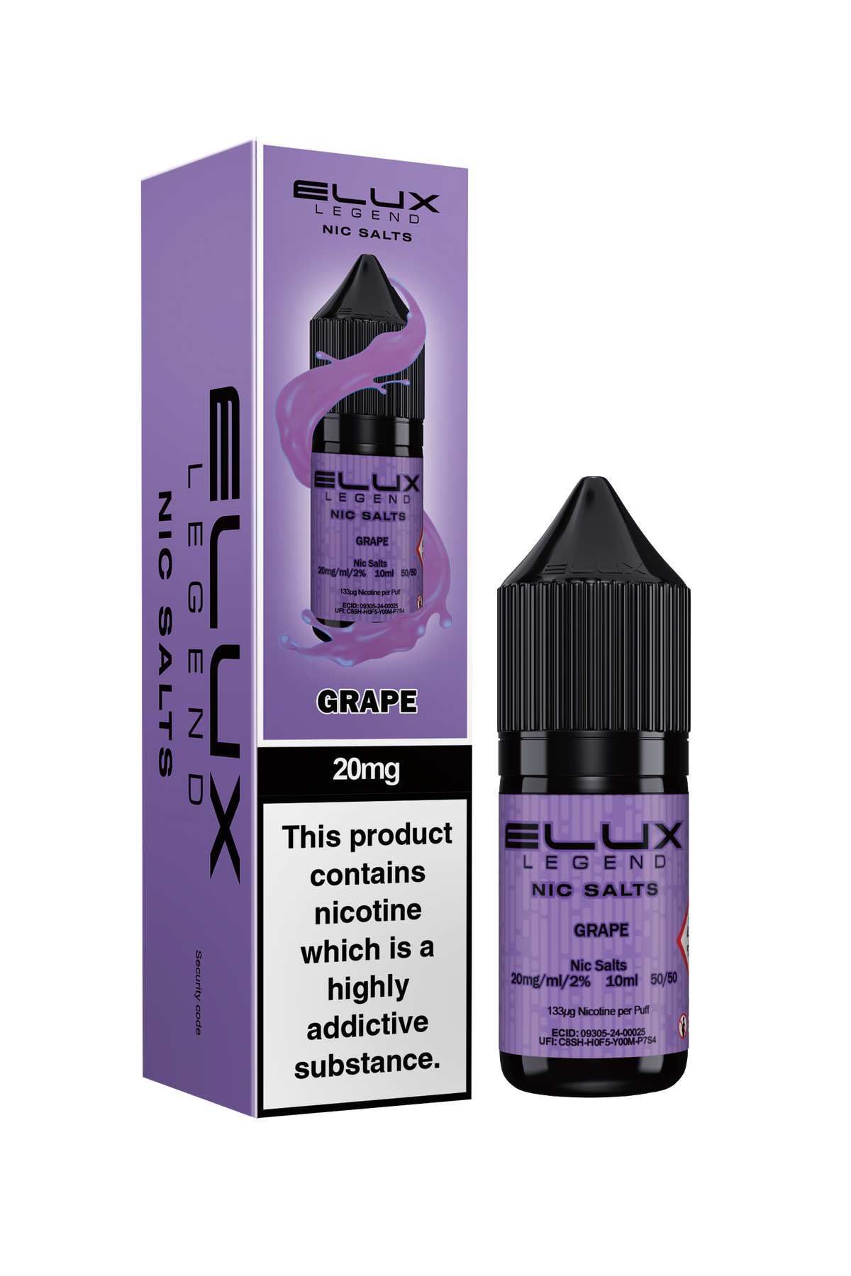 ELUX Grape Nic Salt