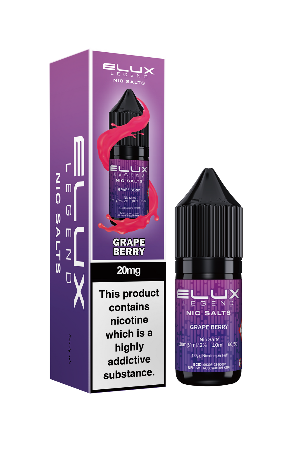 ELUX Grape Berry Nic Salt