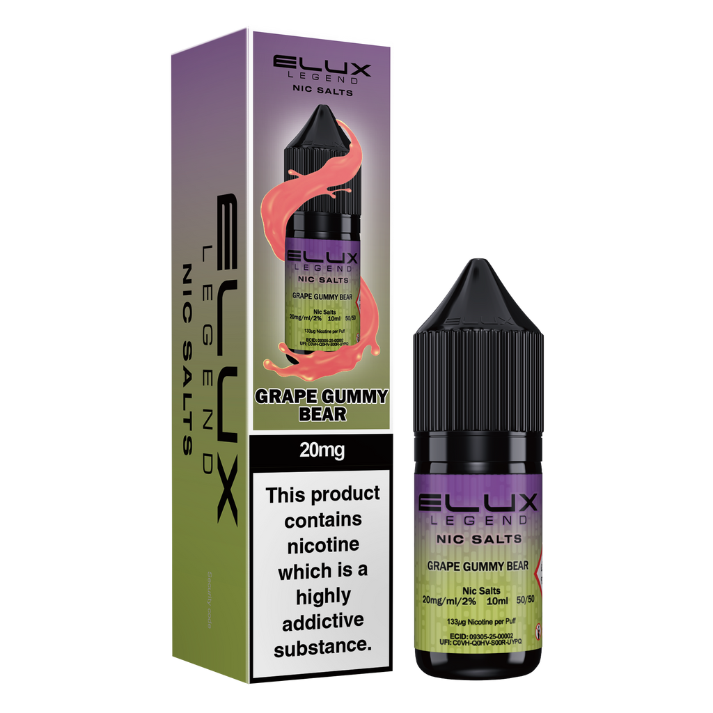 ELUX Grape gummy bear Nic Salt