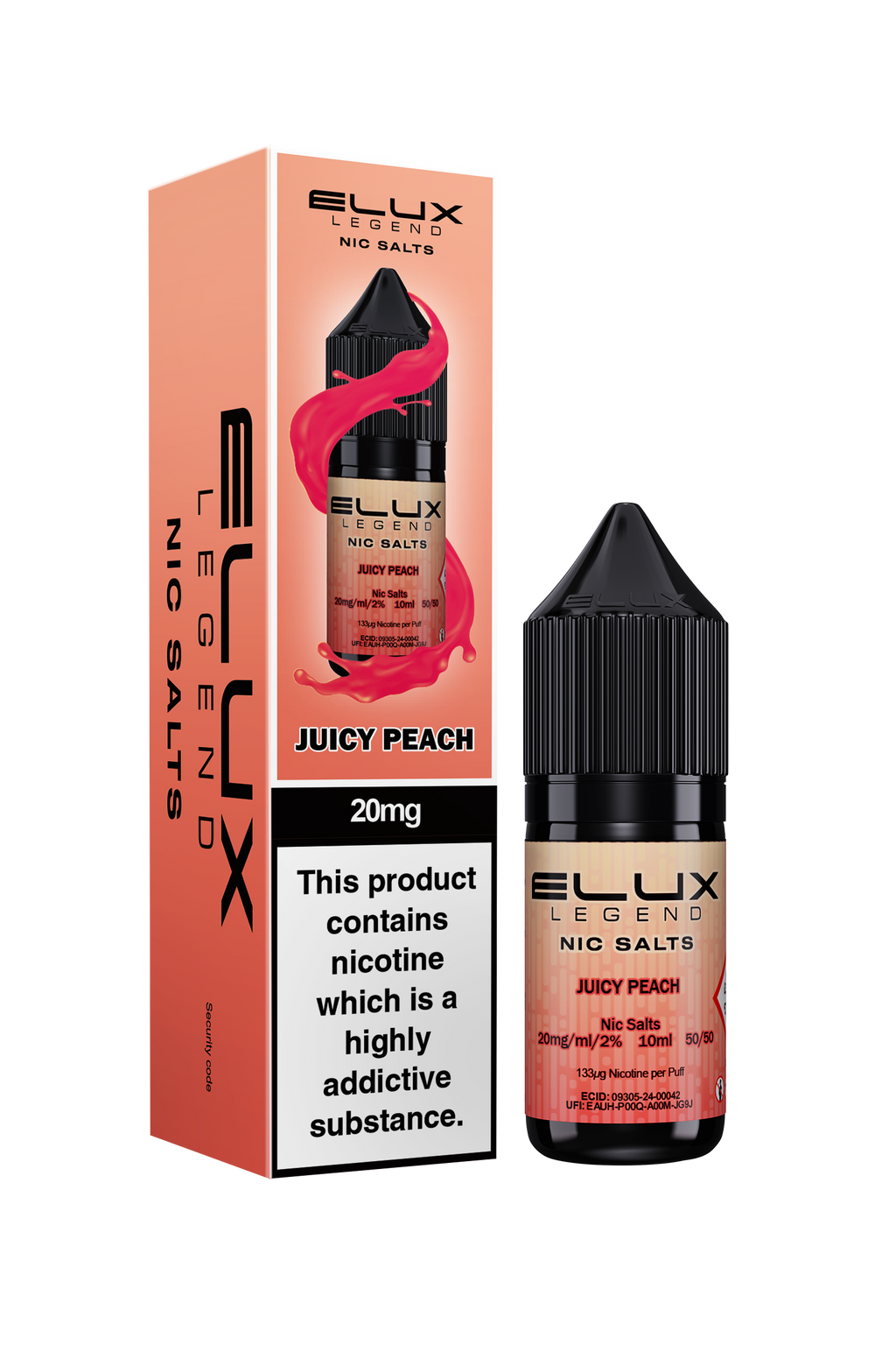 ELUX Juicy Peach Nic Salt