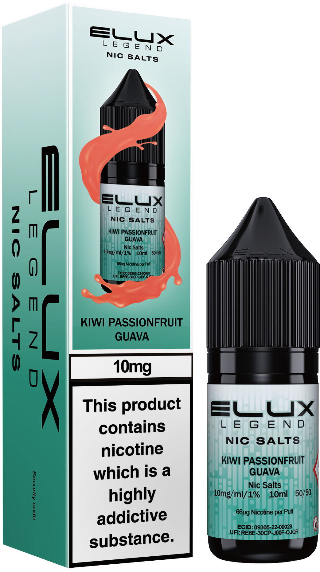 ELUX Kiwi Passionfruit Guava Nic Salt