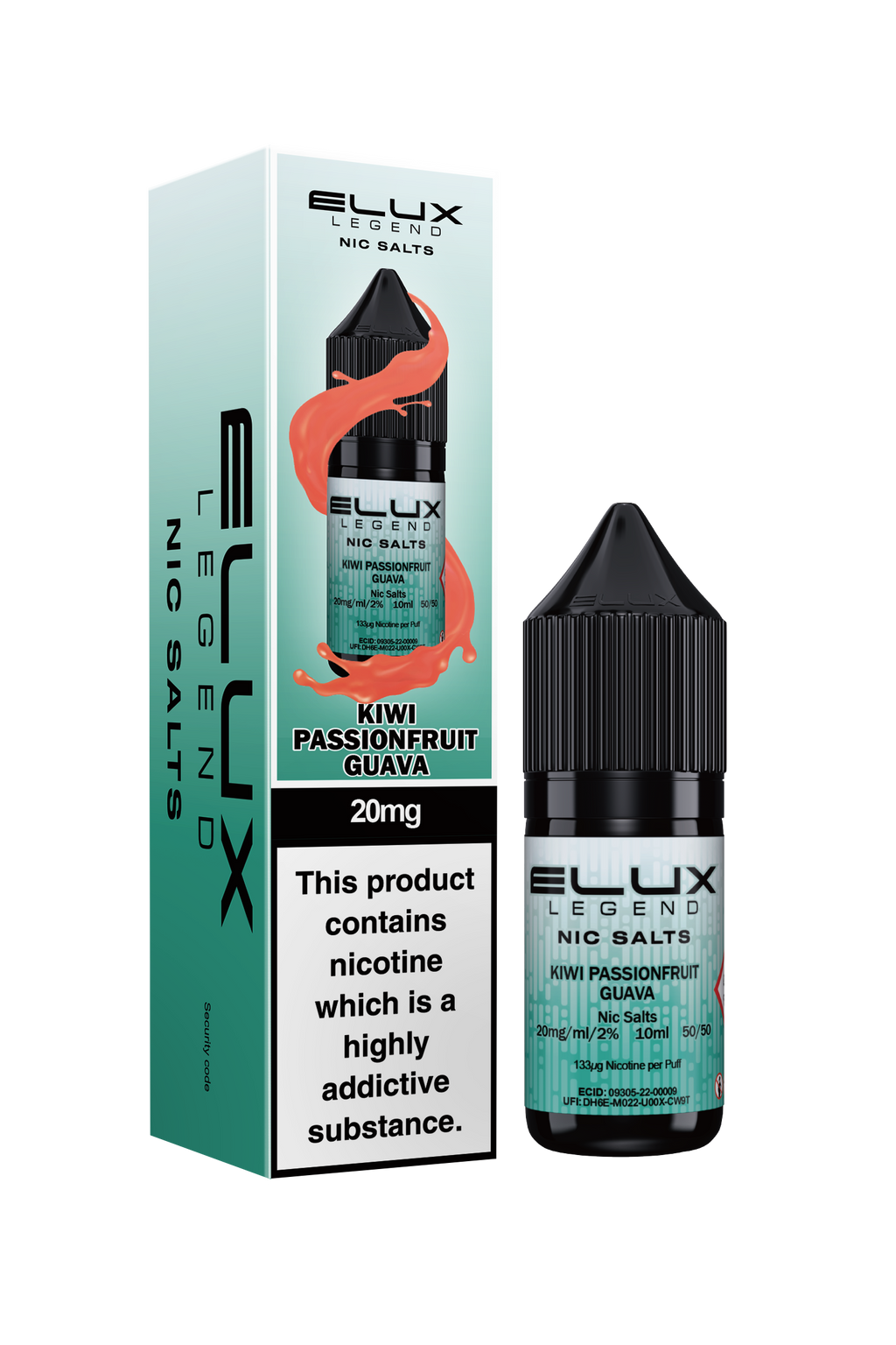 ELUX Kiwi Passionfruit Guava Nic Salt