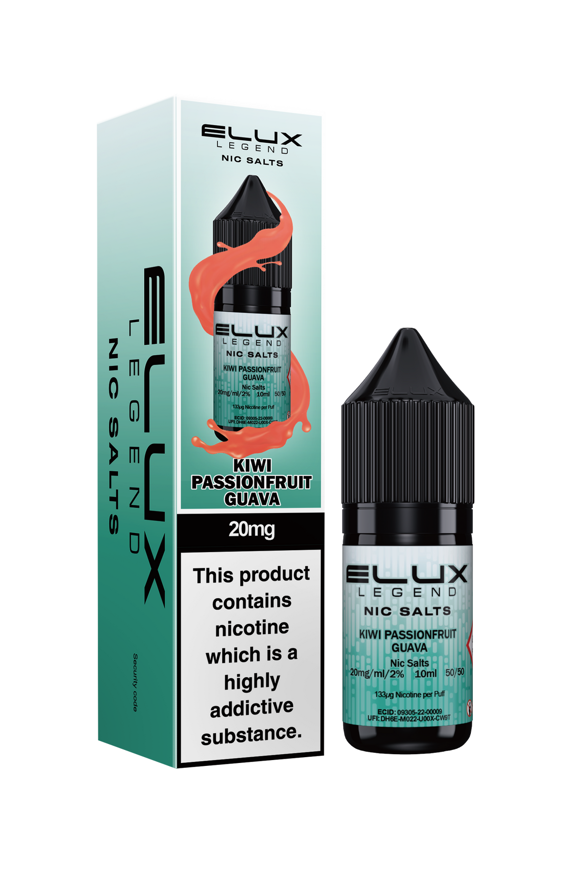 ELUX Kiwi Passionfruit Guava Nic Salt