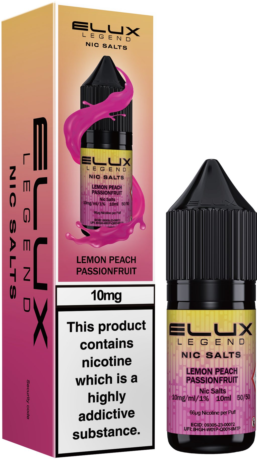 ELUX Lemon Peach Passionfruit Nic Salt