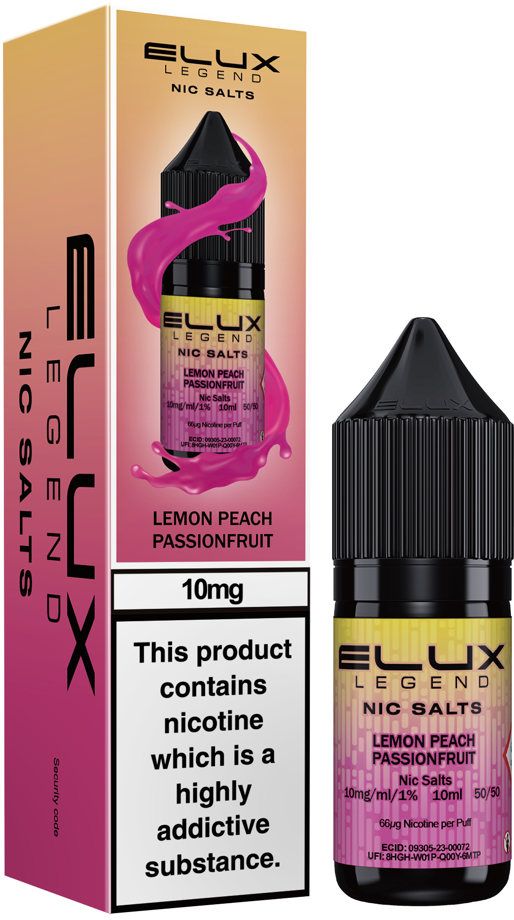 ELUX Lemon Peach Passionfruit Nic Salt