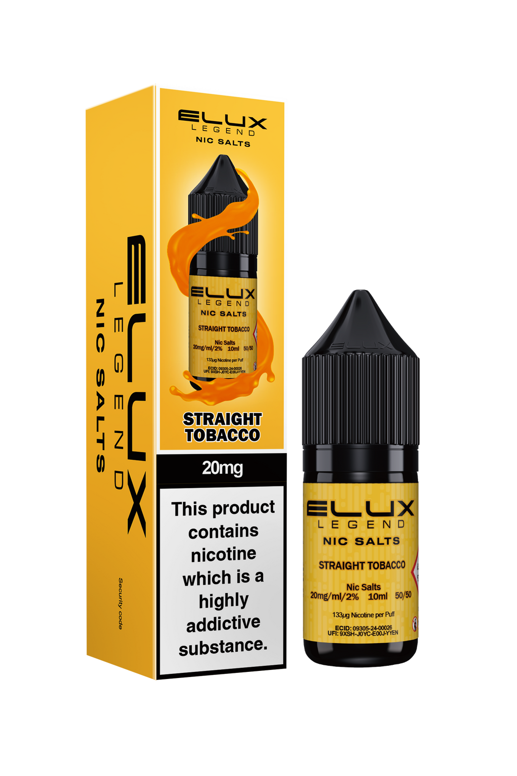 ELUX Straight Tobacco Nic Salt