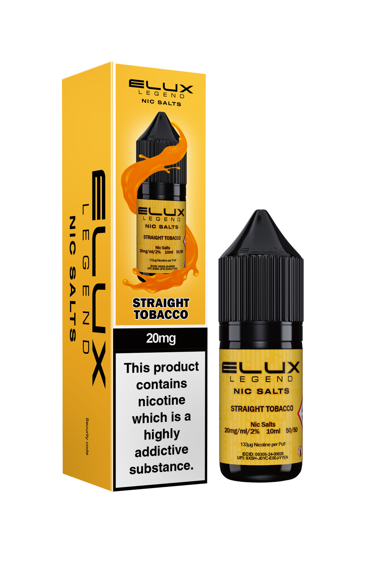 ELUX Straight Tobacco Nic Salt