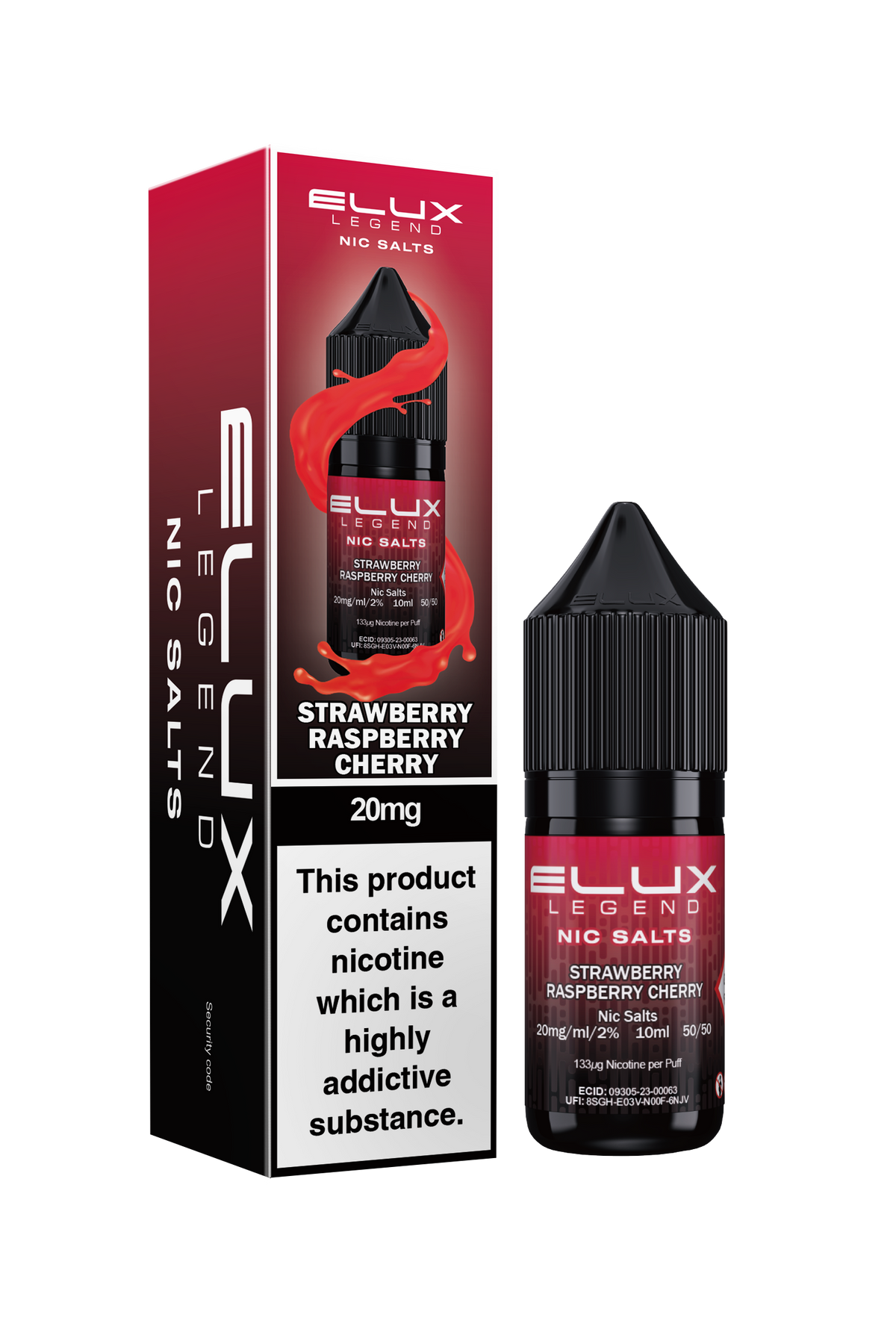 ELUX Strawberry Raspberry Cherry Nic Salt