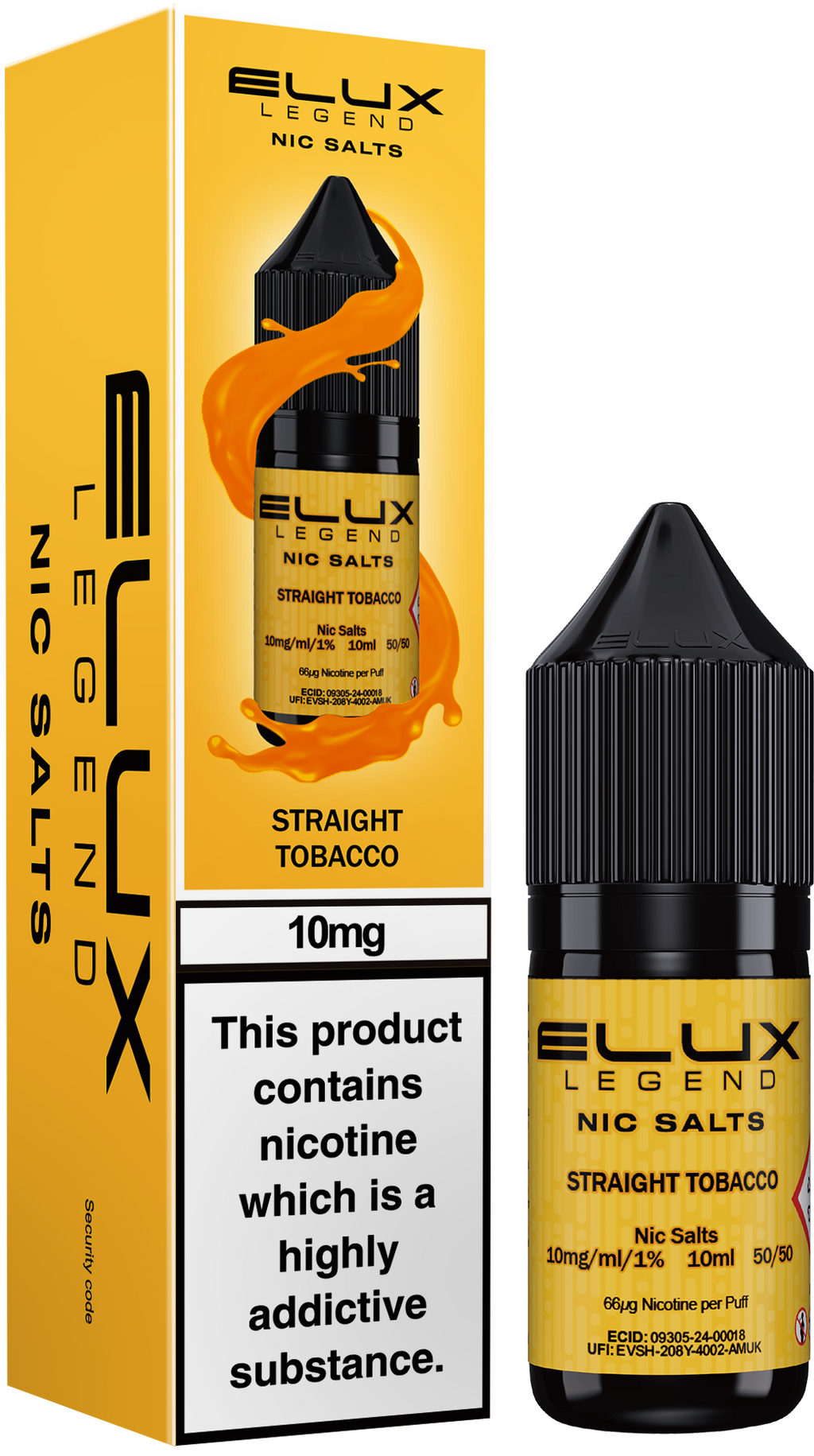 ELUX Straight Tobacco Nic Salt