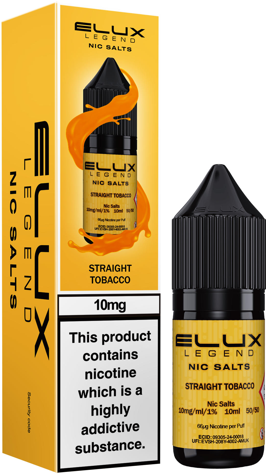 ELUX Straight Tobacco Nic Salt