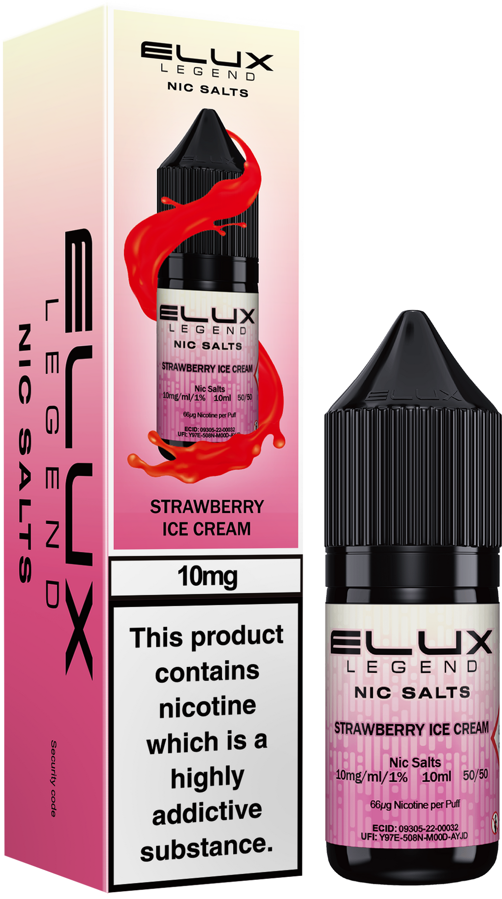 ELUX Strawberry Ice Cream Nic Salt