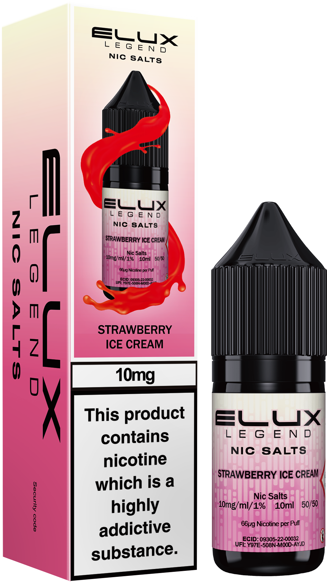 ELUX Strawberry Ice Cream Nic Salt