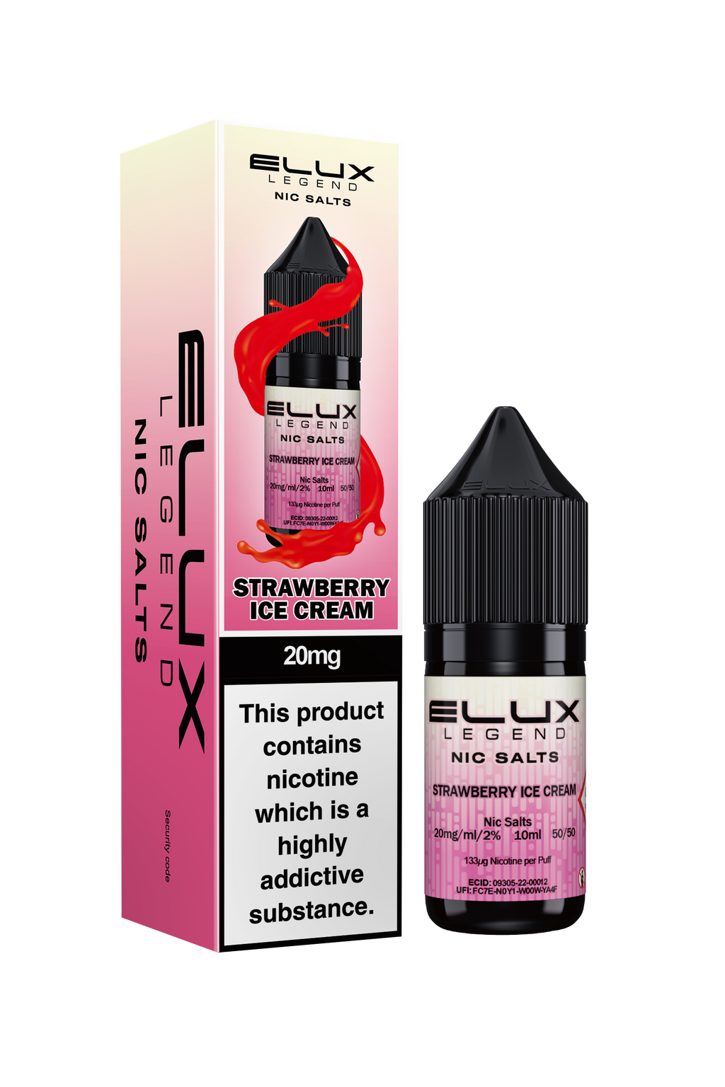 ELUX Strawberry Ice Cream Nic Salt