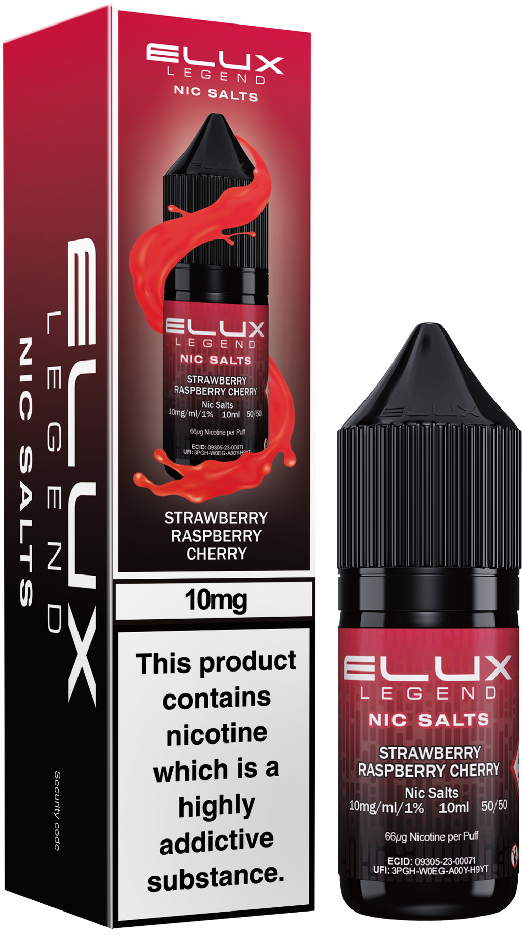 ELUX Strawberry Raspberry Cherry Nic Salt