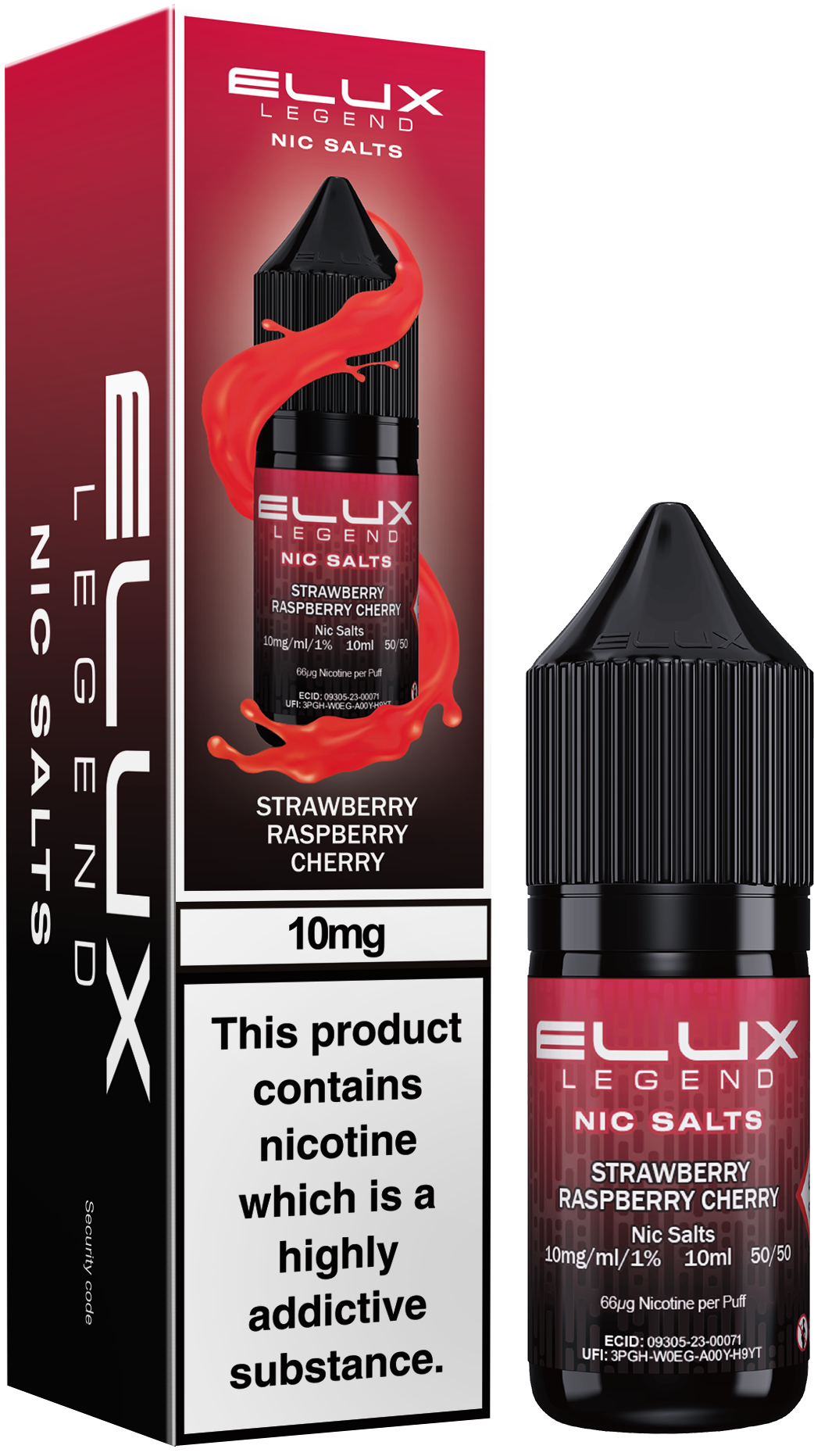 ELUX Strawberry Raspberry Cherry Nic Salt